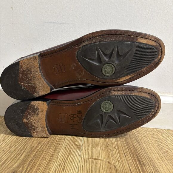 G.H. Bass Weejuns Layton Kiltie Loafer Men’s 12 D  Burgundy Leather USA Made Vtg main image 7